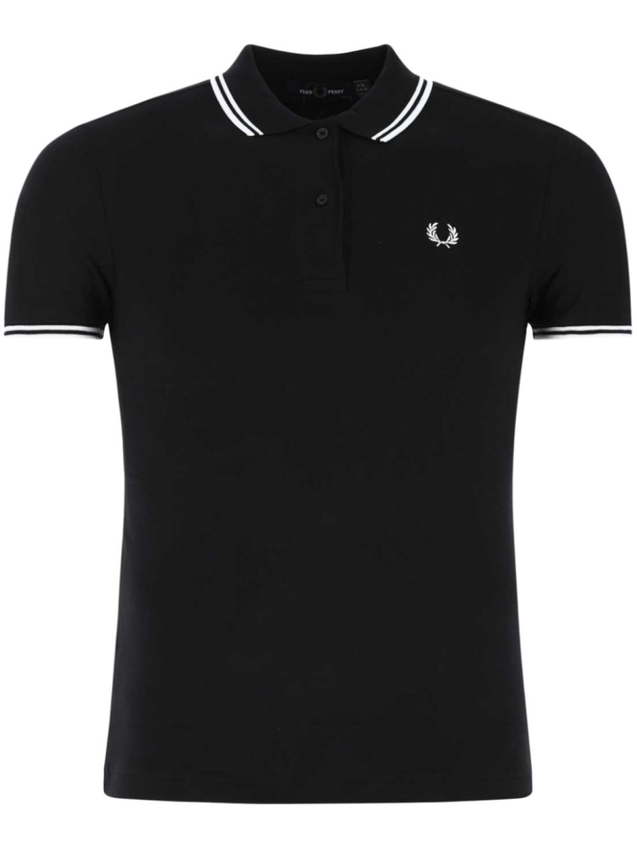 

Fred Perry рубашка поло с вышитым логотипом, черный