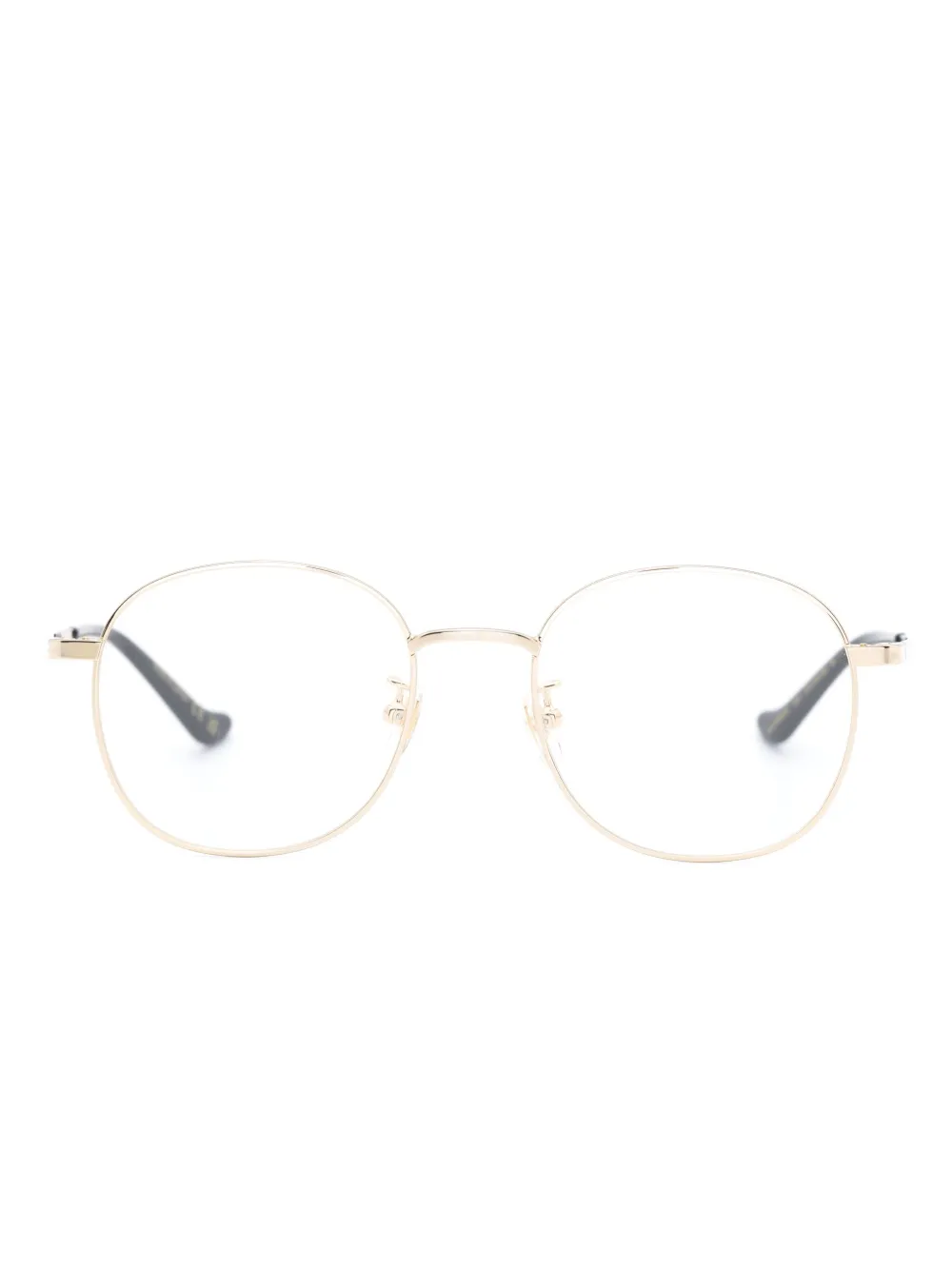 

Очки в круглой оправе Gucci Eyewear, золотой