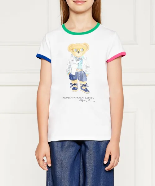 

Футболка ssbearcn-knit Regular fit Polo Ralph Lauren, белый