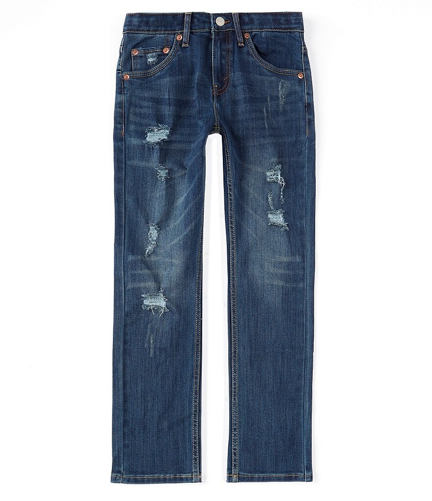 

Джинсы зауженного кроя Levi's Big Boys 8-20 511 Eco Performance, синий