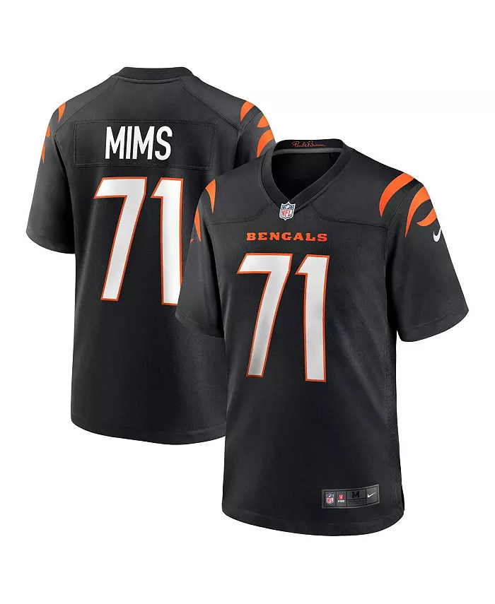 

Мужская игровая футболка Amarius Mims Black Cincinnati Bengals — выбор в первом раунде драфта НФЛ 2024 Nike