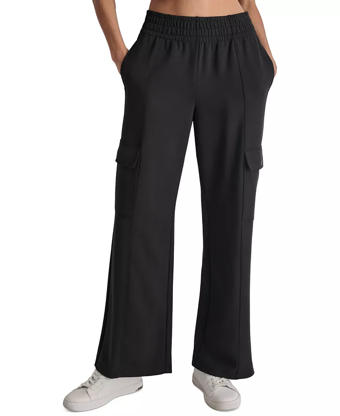

Женские брюки-карго Highline Scuba DKNY, черный
