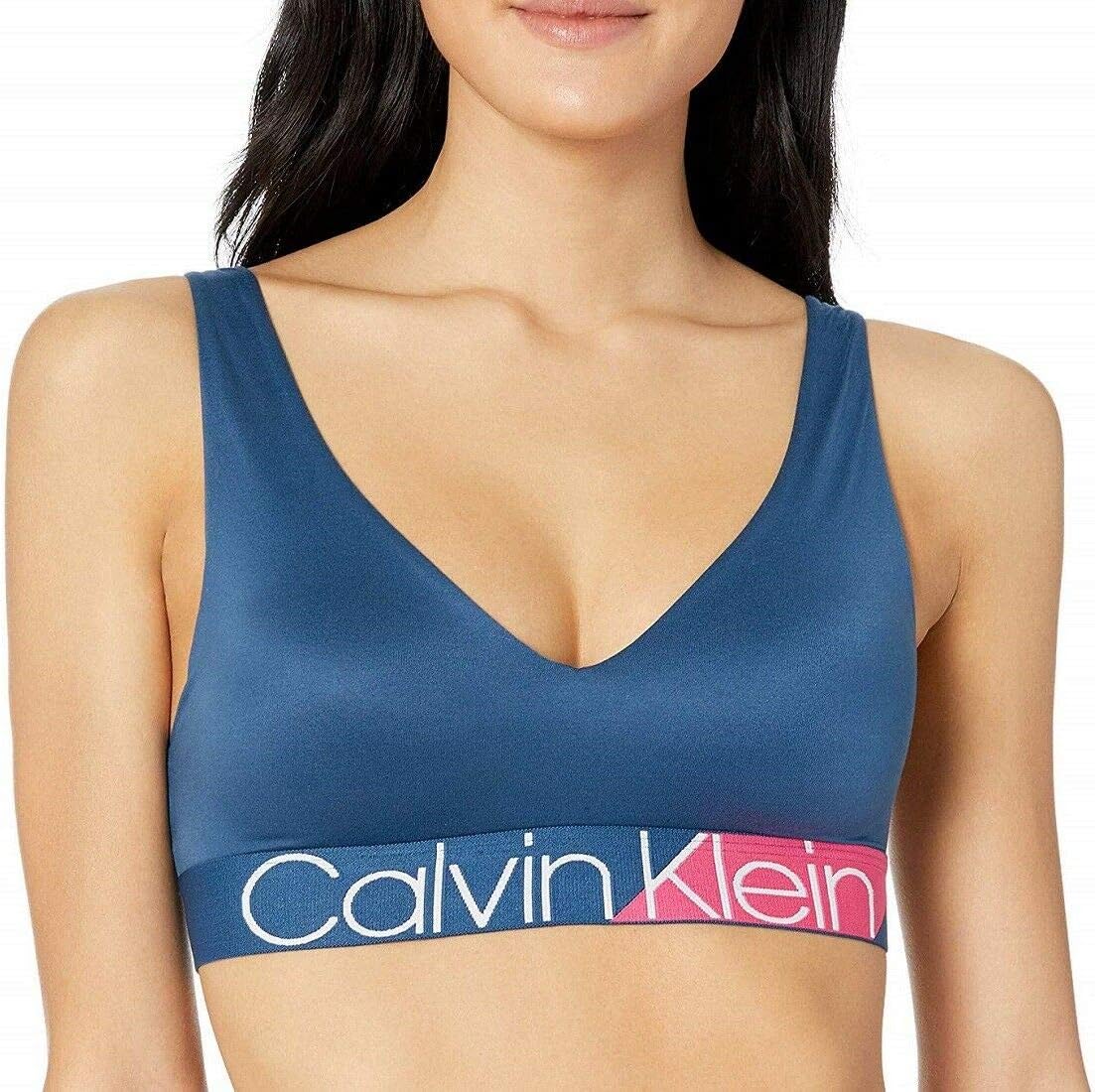 

Женский бюстгальтер-бралетт Calvin Klein Bold Accents Lightly Lined, Lyria Blue
