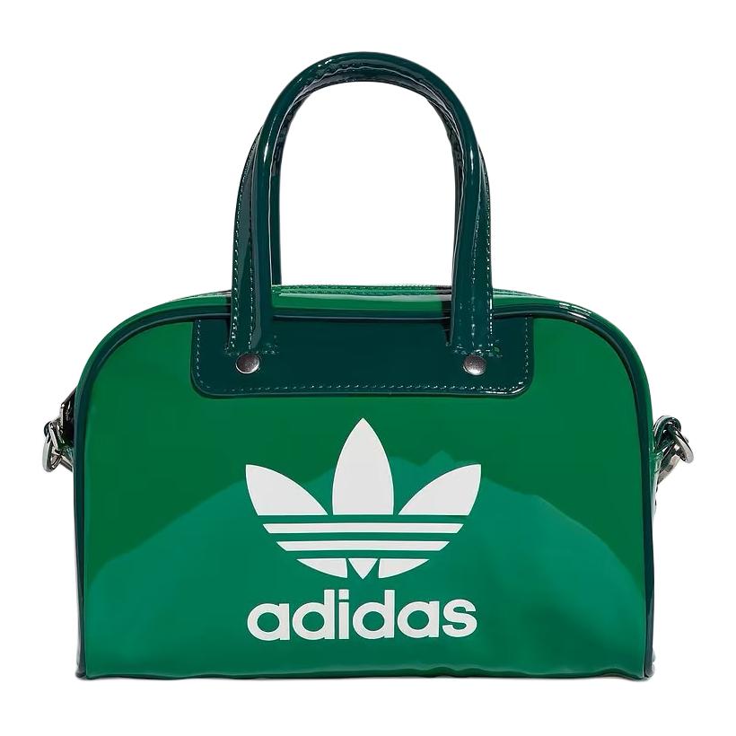 

Сумка-желе унисекс мини зеленая Adidas из смеси полиуретана и полиэстера боулинг