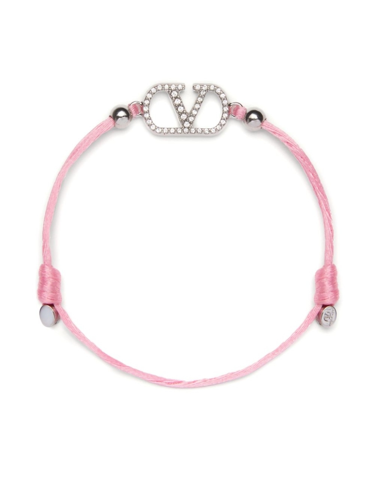 

Valentino Garavani браслет с логотипом VLogo Signature, серебряный