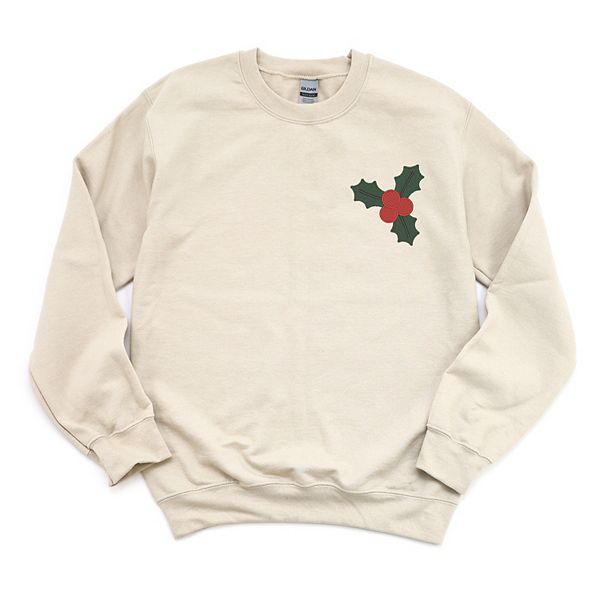 

Свитшот женский с вышивкой омелы Simply Sage Market, Dust