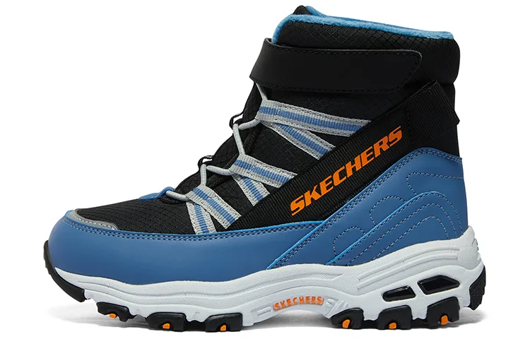 Skechers Кроссовки высокие детские уличные с амортизацией голубые для подростков