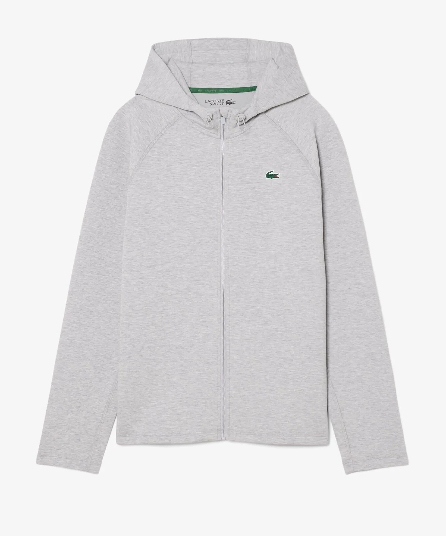 Двусторонняя толстовка на молнии LACOSTE, Gray — фото 4