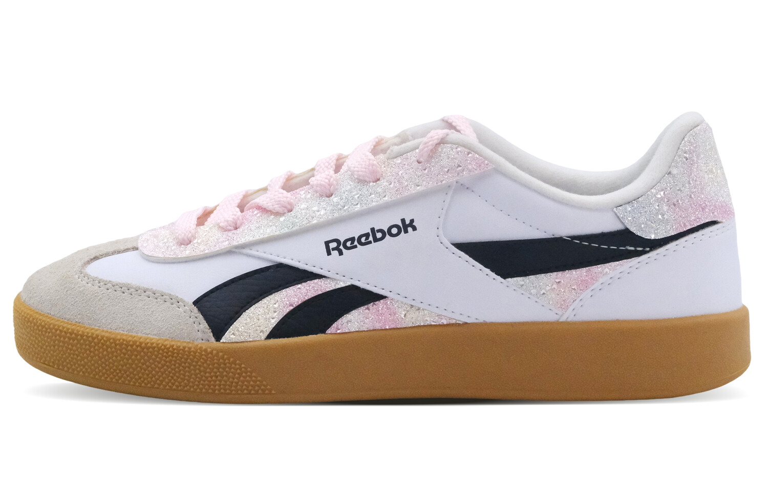 

Кроссовки Reebok Skateboarding Shoes Unisex Low-top Black Ash Powder, черный