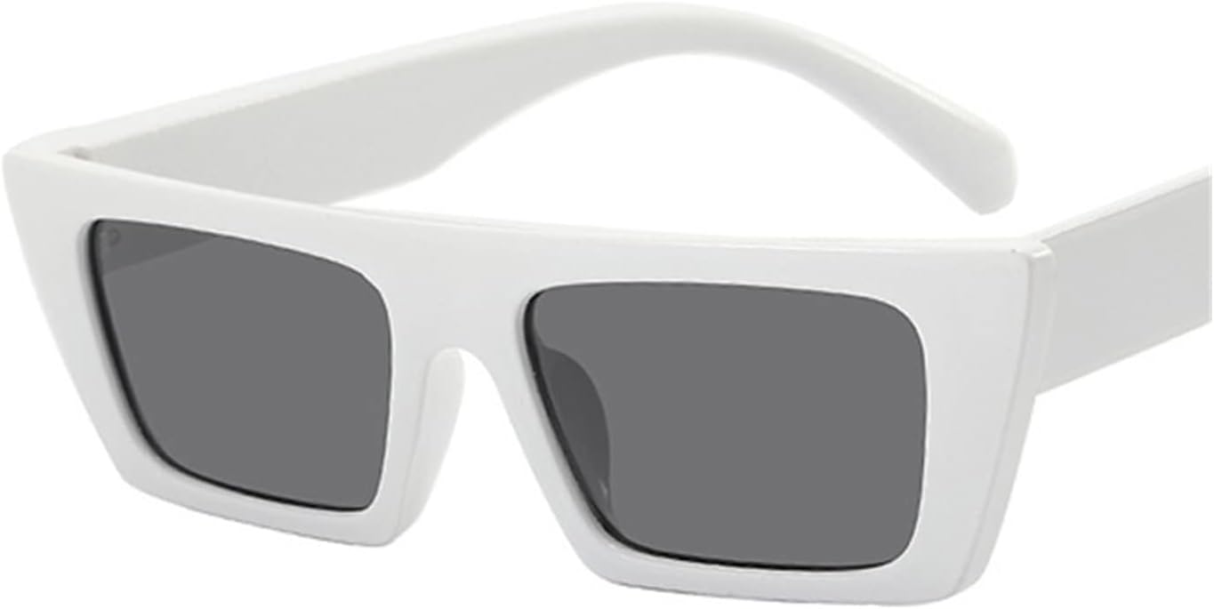 

GAOXIN - Квадратные солнцезащитные очки в маленькой оправе, модные, для уличной фотосъемки, декоративных, для мужчин и женщин, для отдыха на природе (Цвет: D, Размер: 1)