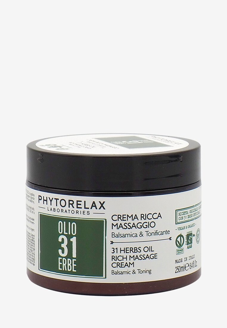 

Увлажняющий Vegan & Organic 31 Herbs Oil Balsamic & Toning Rich Massage Cream Phytorelax