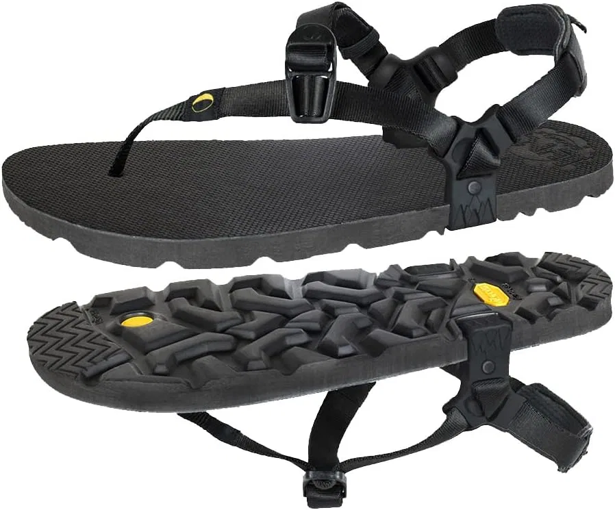 Сандалии для трейлраннинга и хайкинга, легкие 5.9 унций, LUNA, Black LUNA Sandals
