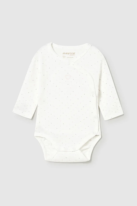 

Хлопковый боди для малышей Mayoral Newborn, бежевый