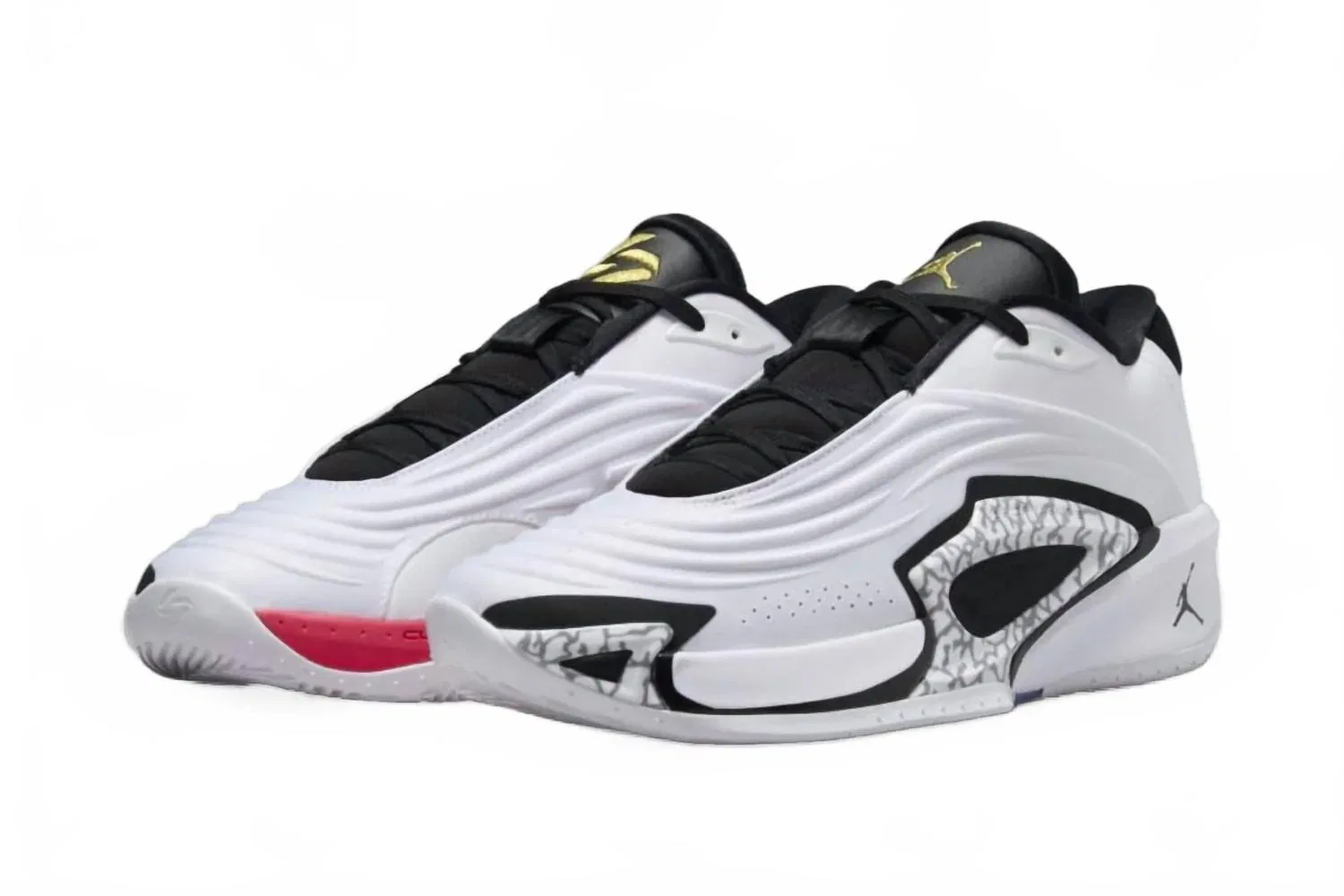 Nike Мужские кроссовки Luka 3 в бело-черно-красно-золотистом цвете Orbit