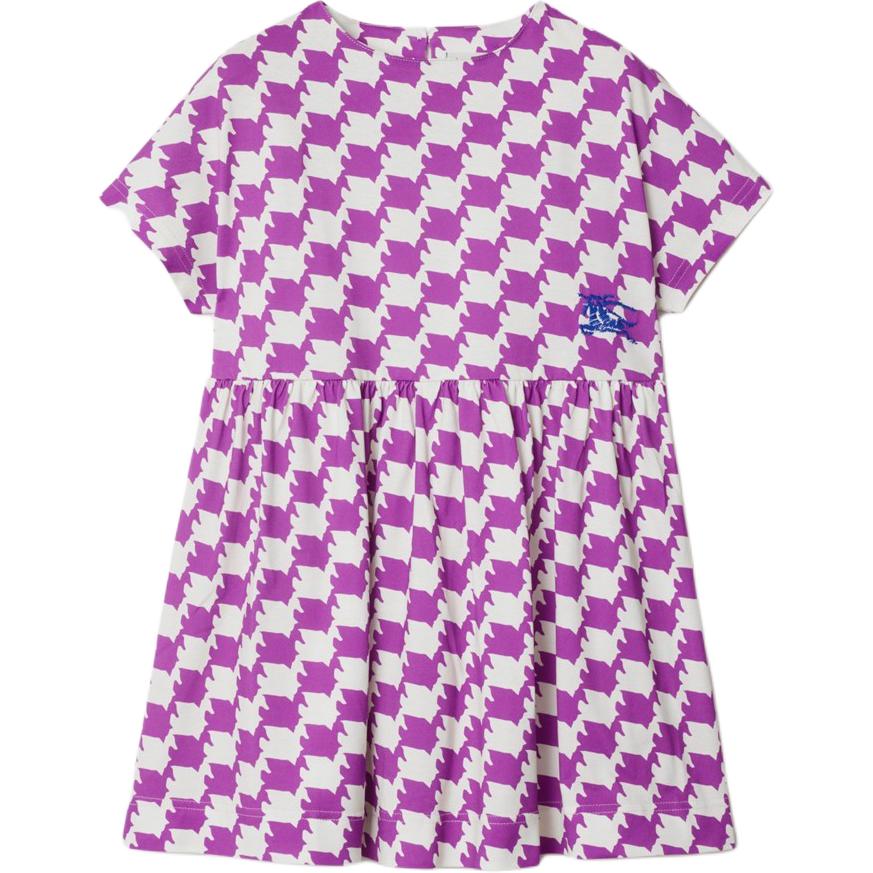 

Платье с короткими рукавами hyacinth kids' Burberry, Hyacinth