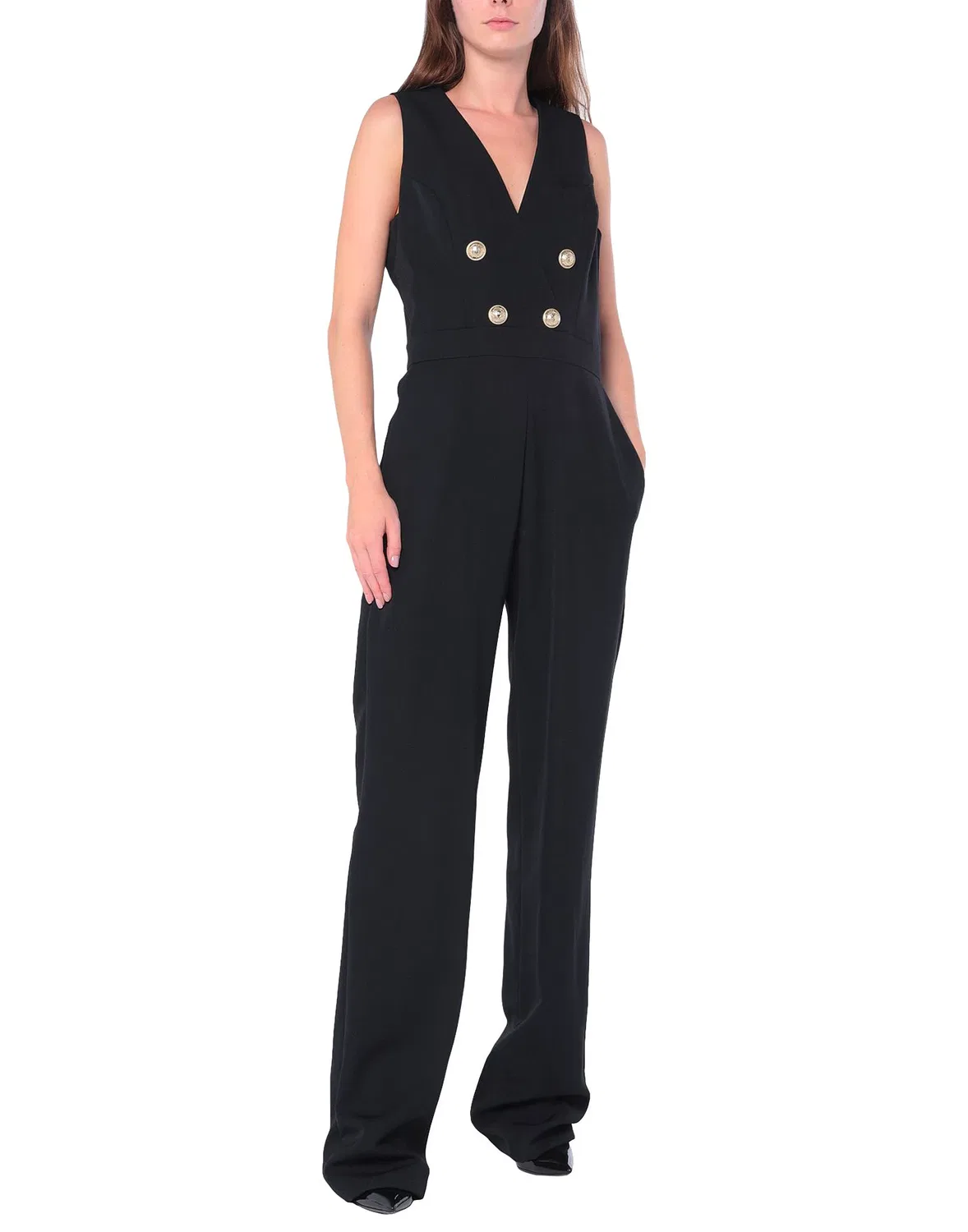 Комбинезон из шерсти Black BALMAIN