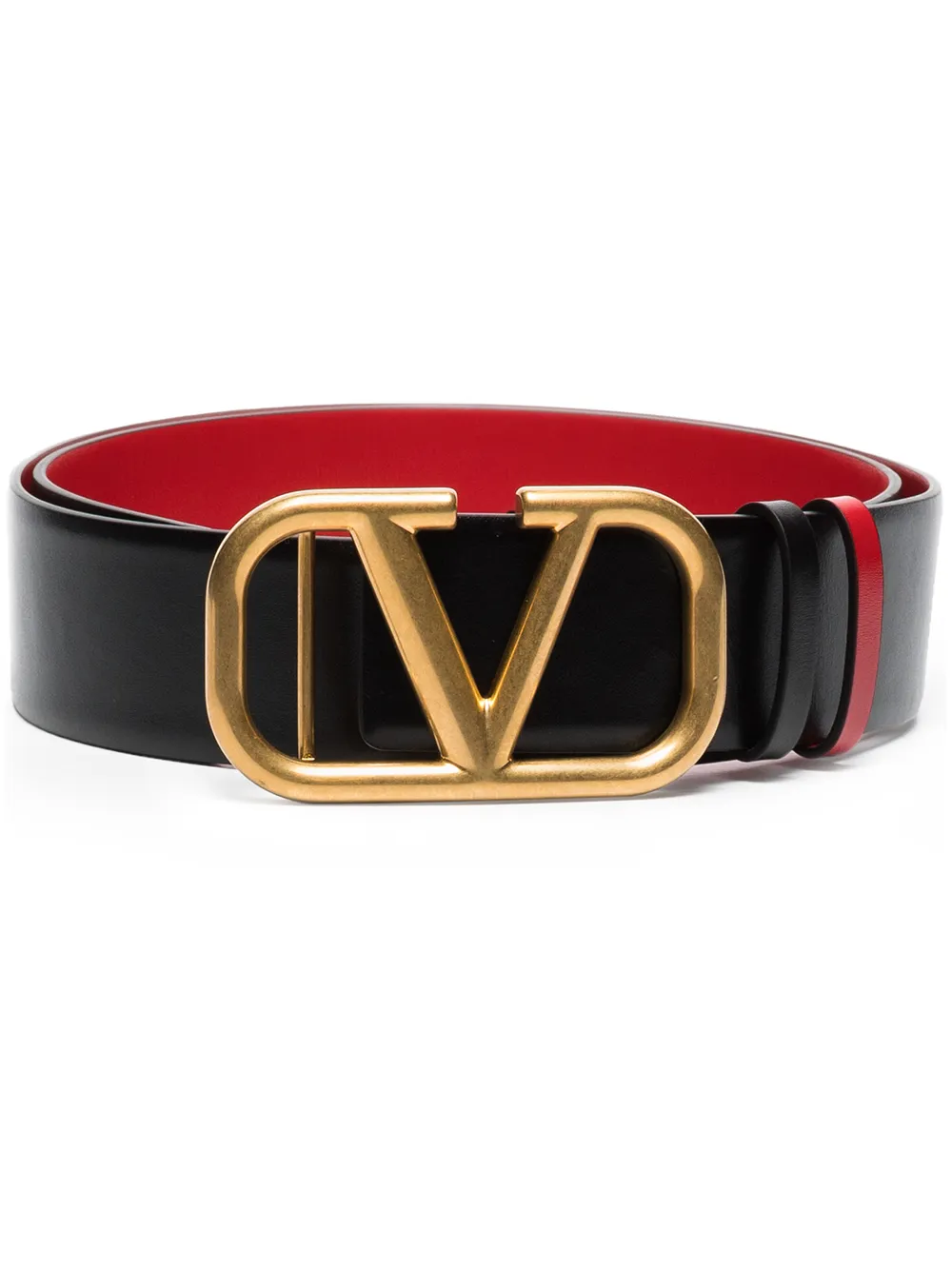 

Двусторонний ремень с логотипом VLogo Signature VALENTINO GARAVANI, черный