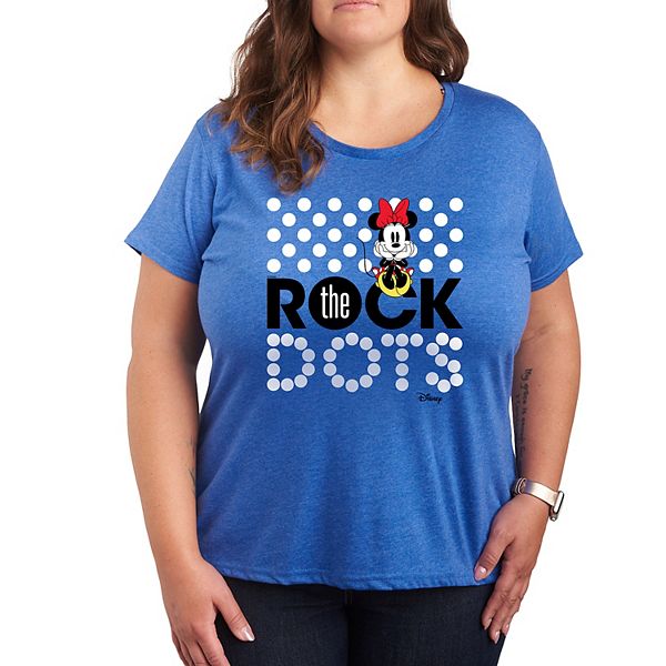 

Футболка Minnie Mouse Plus Rock the Dots Disney, Heather Royal Blue