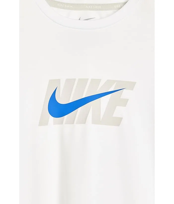 Лонгслив с защитой от солнца Hydroguard Swoosh Over Dri-Fit UV Nike Kids, White — фото 3