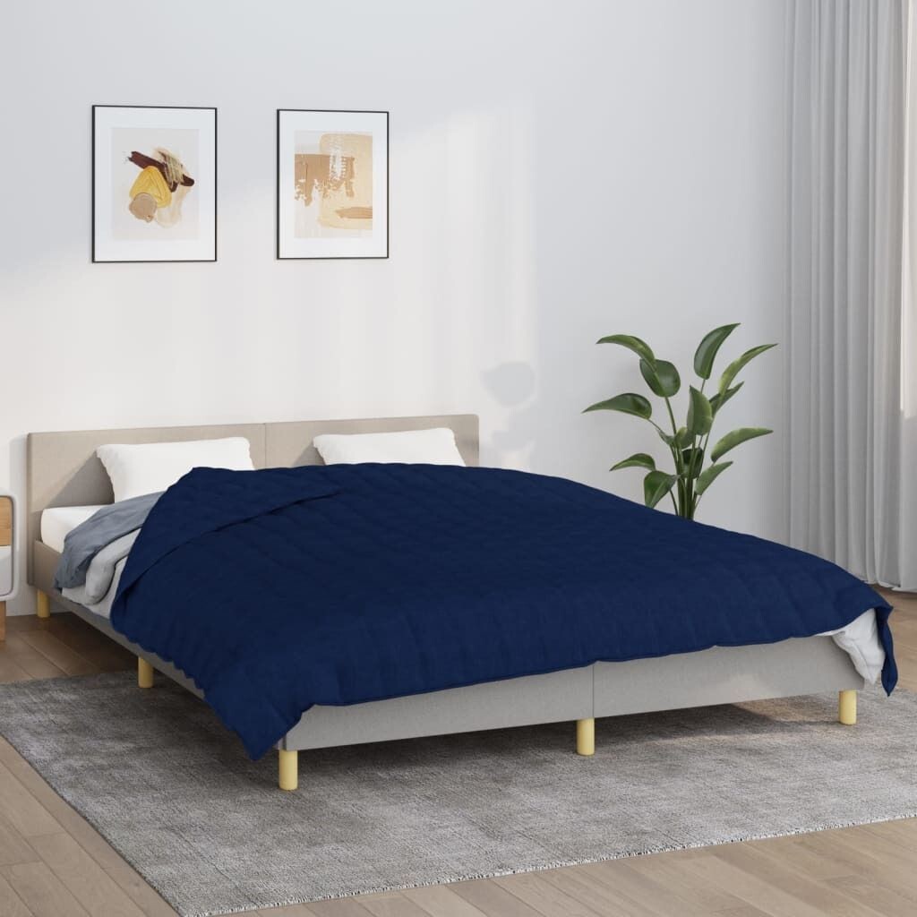 

Одеяло утяжеленное синее 200х200 см, ткань 9 кг. DKD HOME DECOR, синий