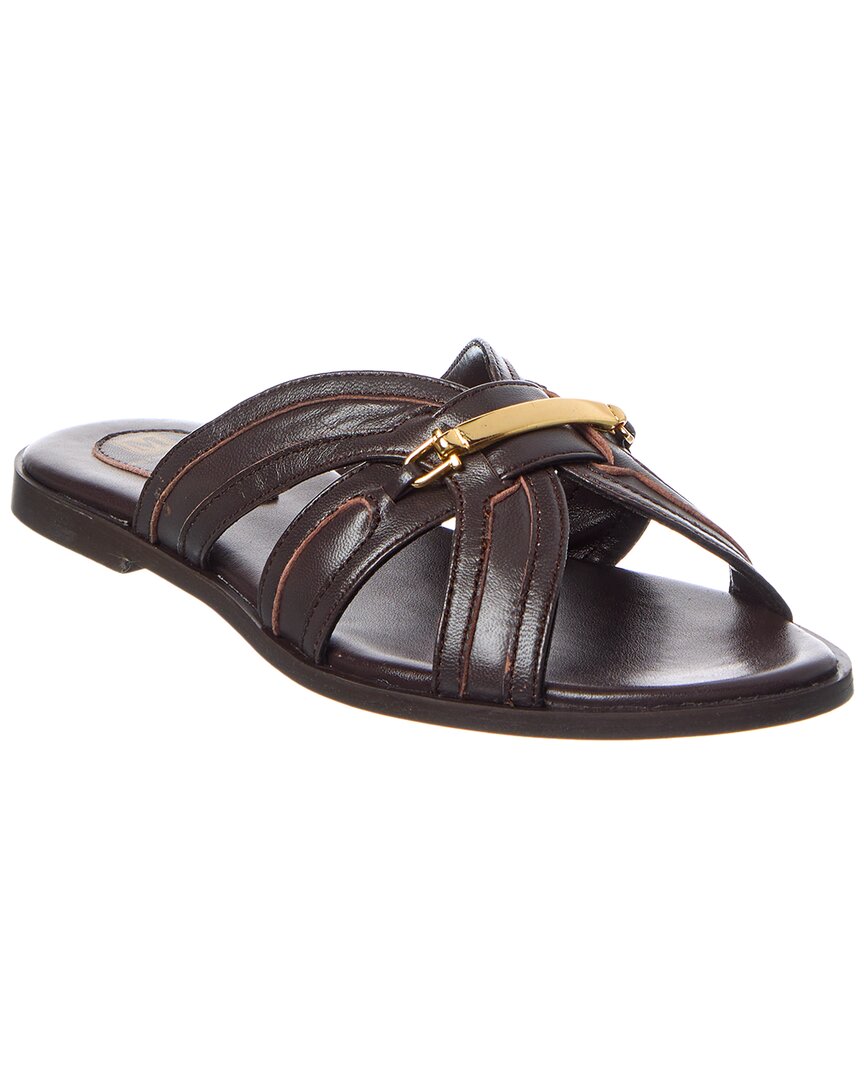 M by Bruno Magli Preta Leather Sandal, коричневый