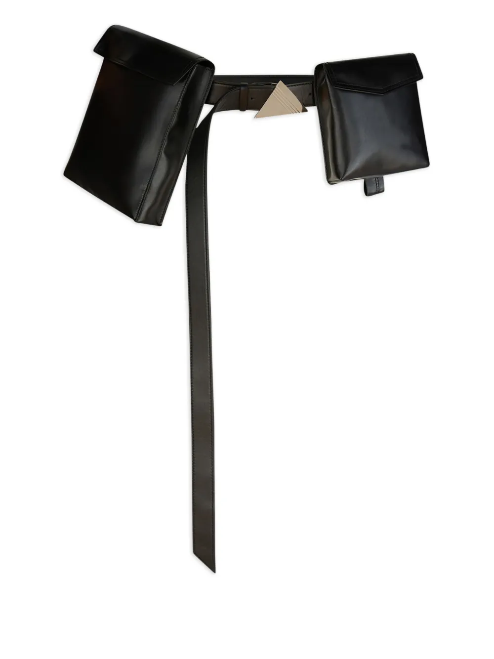 

Пояс с карманами The Attico, черный