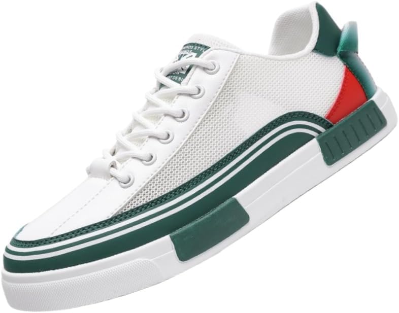 

Мужские дышащие спортивные кроссовки FmShi с сеткой - противоскользящие и прочные, легкие и комфортные. Доступны большие размеры, белый/зеленый