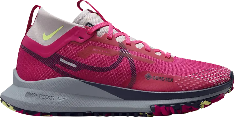 

Кроссовки Wmns React Pegasus Trail 4 GORE-TEX 'Fireberry Purple Ink', розовый