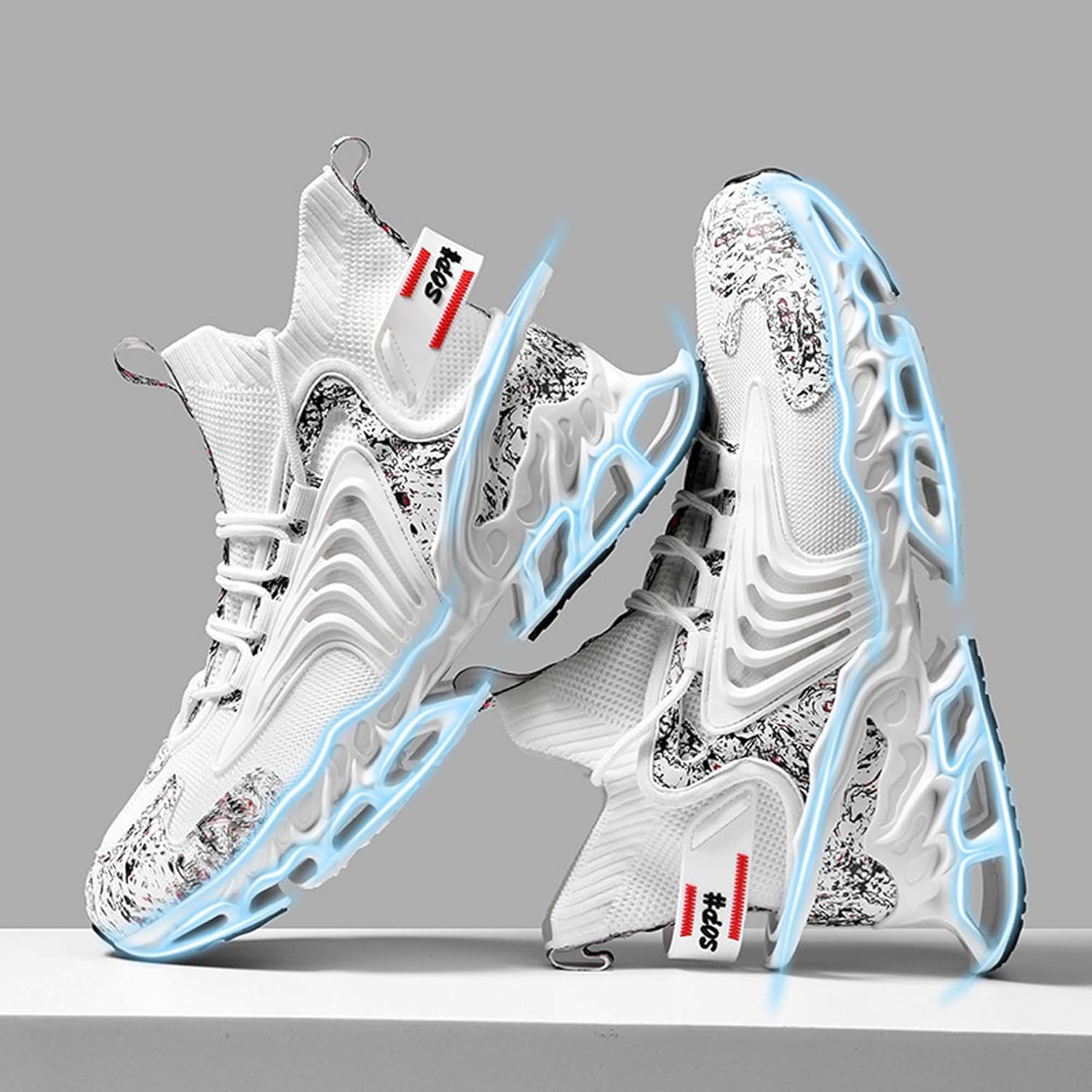 Кроссовки Blade Fashion, модные кеды, спортивная обувь, ретро и простые классические повседневные мужские туфли Generic, белый — фото 4