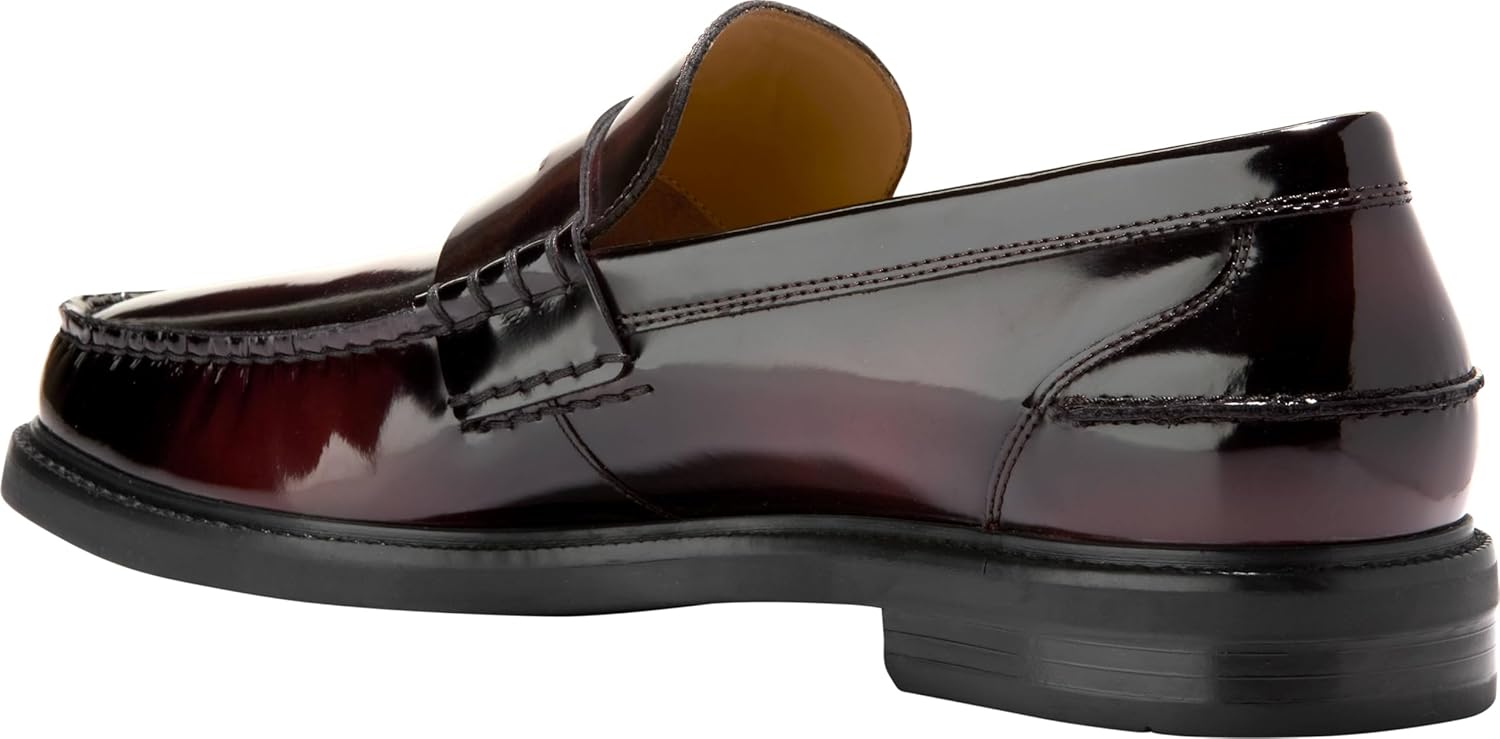 Мужские лоферы Cole Haan Pinch Prep Penny, черный/бордовый — фото 3