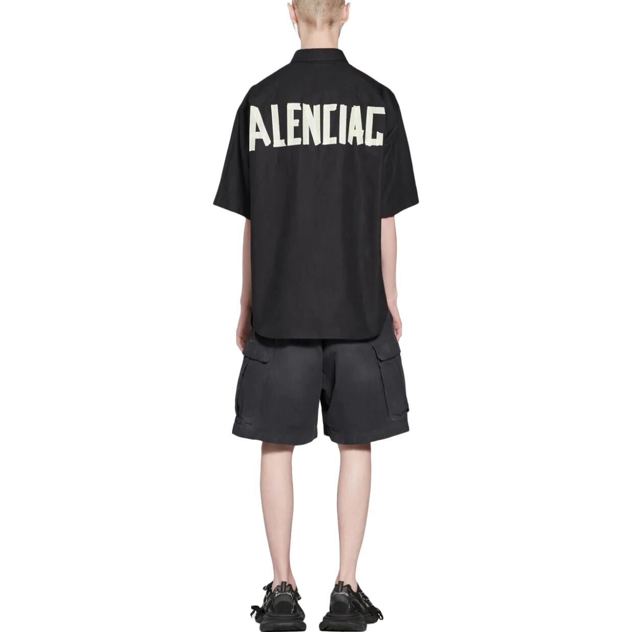 Мужская рубашка Balenciaga, цвет Black — фото 3