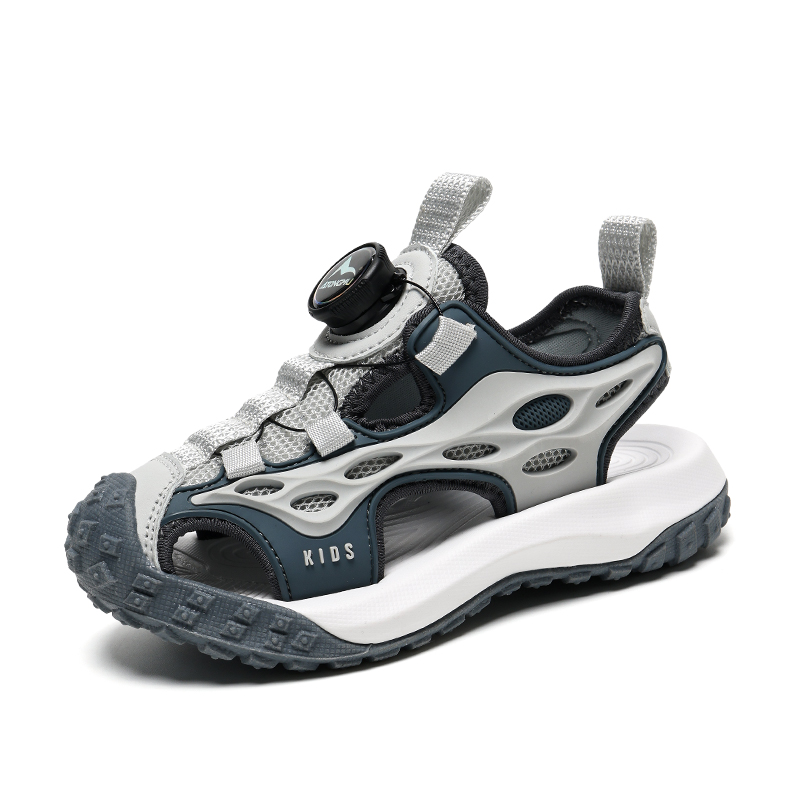 

Детские сандалии с противоскользящей подошвой, устойчивые к истиранию, дышащие, легкие, с амортизацией Mulinsen, OZ8005 Light Lime[Sole Abrasion-Resistant]