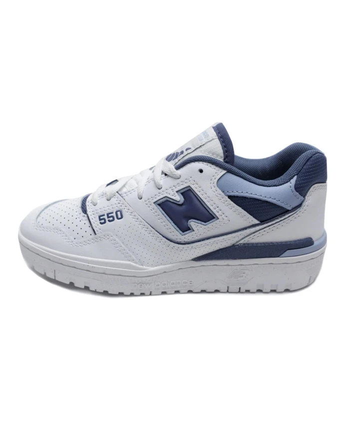 

Бело женские кожаные кроссовки New Balance, белый