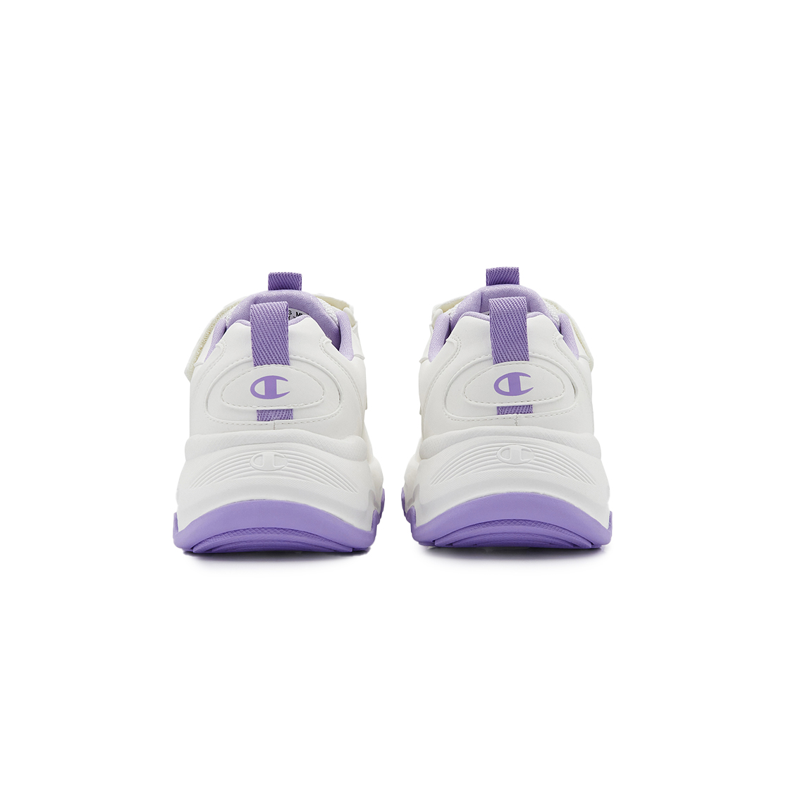 Детская обувь для активного образа жизни White Purple Kids' Champion Kids, бело-фиолетовая — фото 4