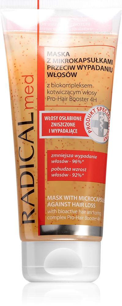 

Radical med anti hair loss восстанавливающая маска против выпадения волос Ideepharm, 200 мл