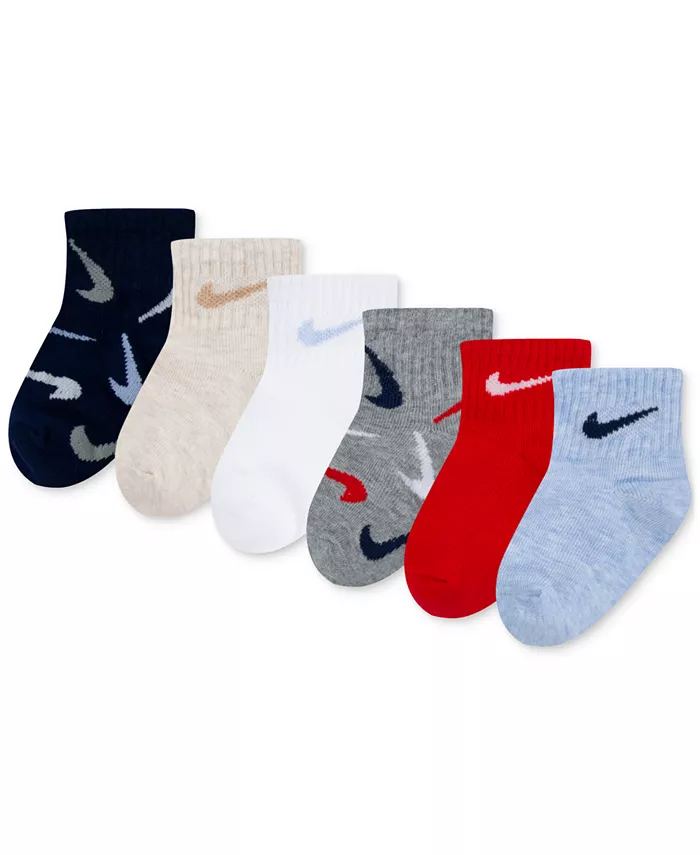 

Детские носки Baby and Toddler Swooshfetti, 6 пар Nike, серый