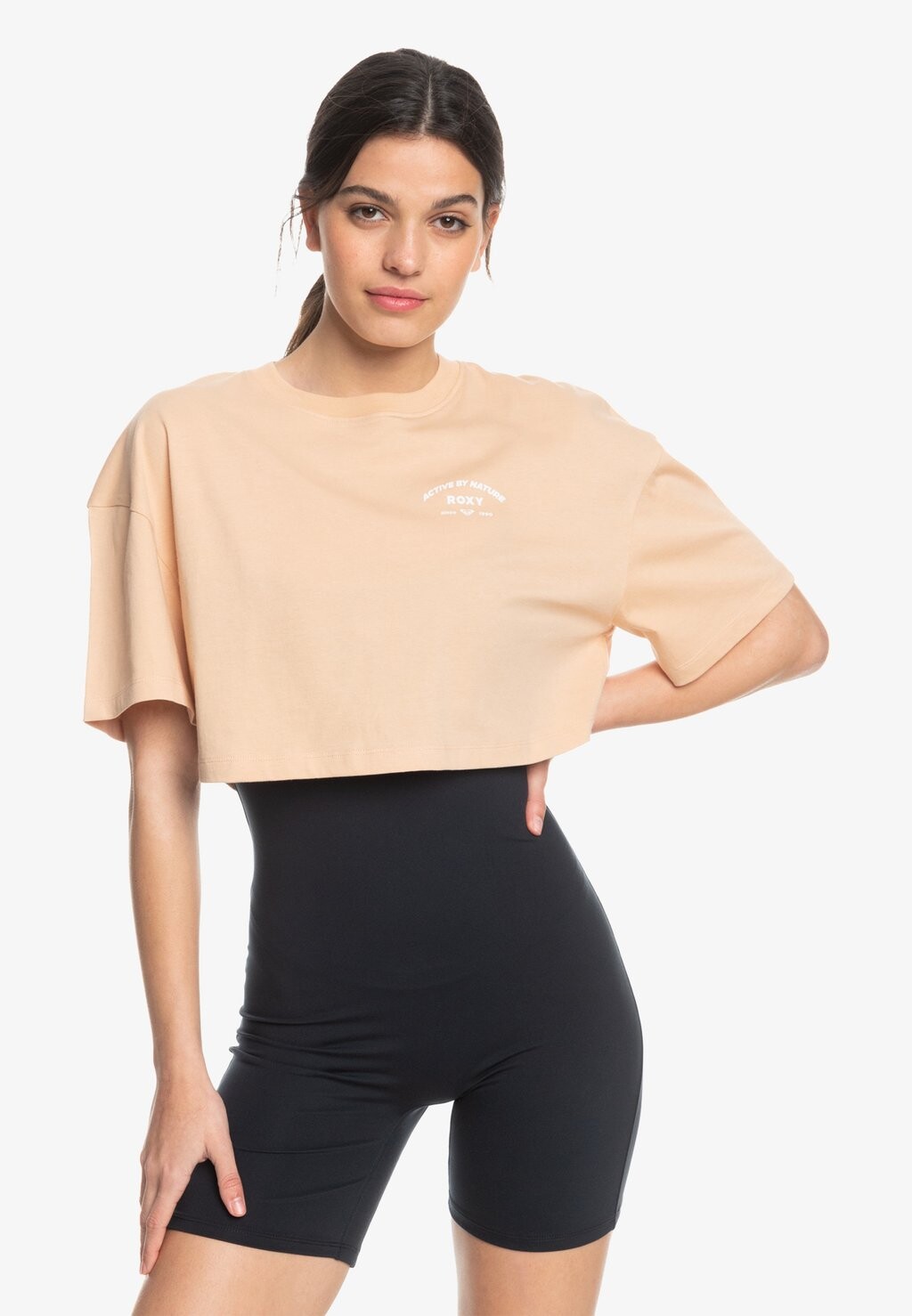 

Футболка базовая ESSENTIAL ENERGY-CROP Roxy, цвет beige