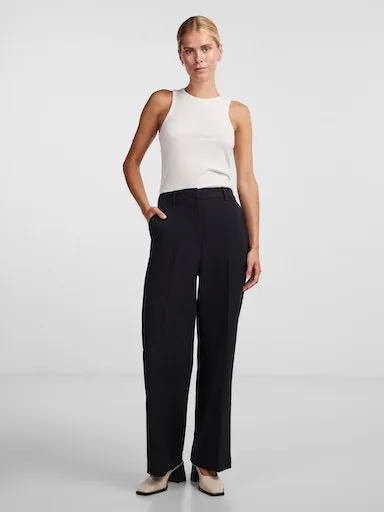

Костюмные брюки Y.A.S "YASLIKKA HW WIDE PANTS S. NOOS", черный