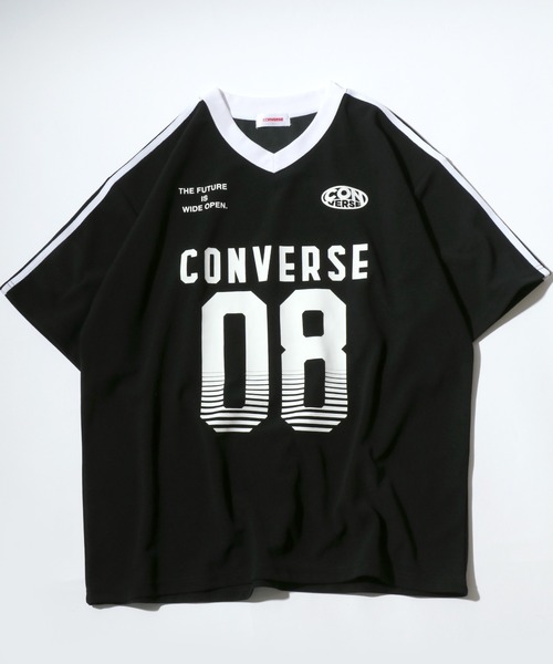 

Футболка для игр, влагоотводящая, быстросохнущая, с защитой от УФ-излучения, охлаждающая, устойчивая к хлору, с номером, изготовленная на заказ CONVERSE, черный