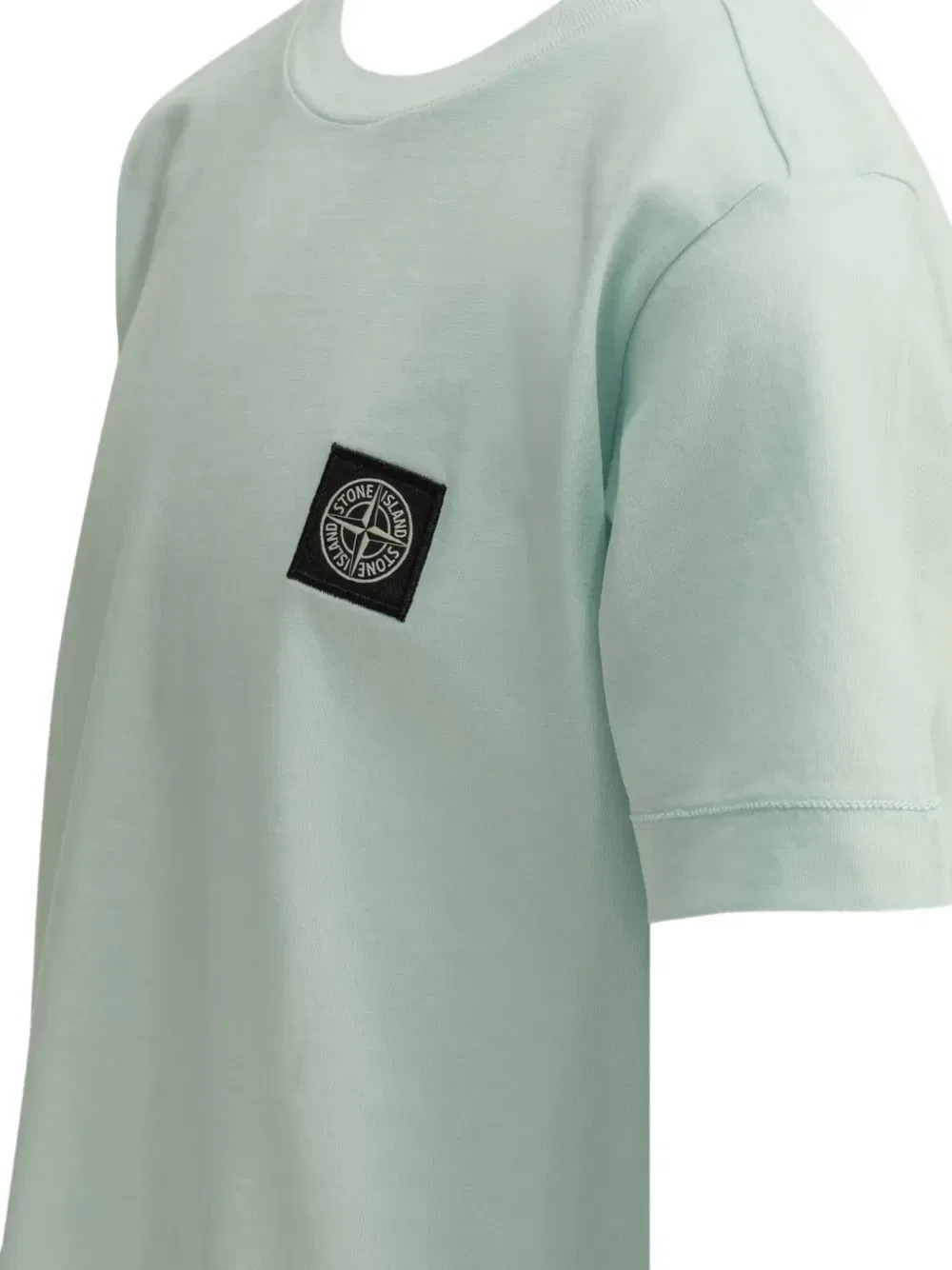 Футболка с нашивкой-логотипом Stone Island Junior, синий — фото 4