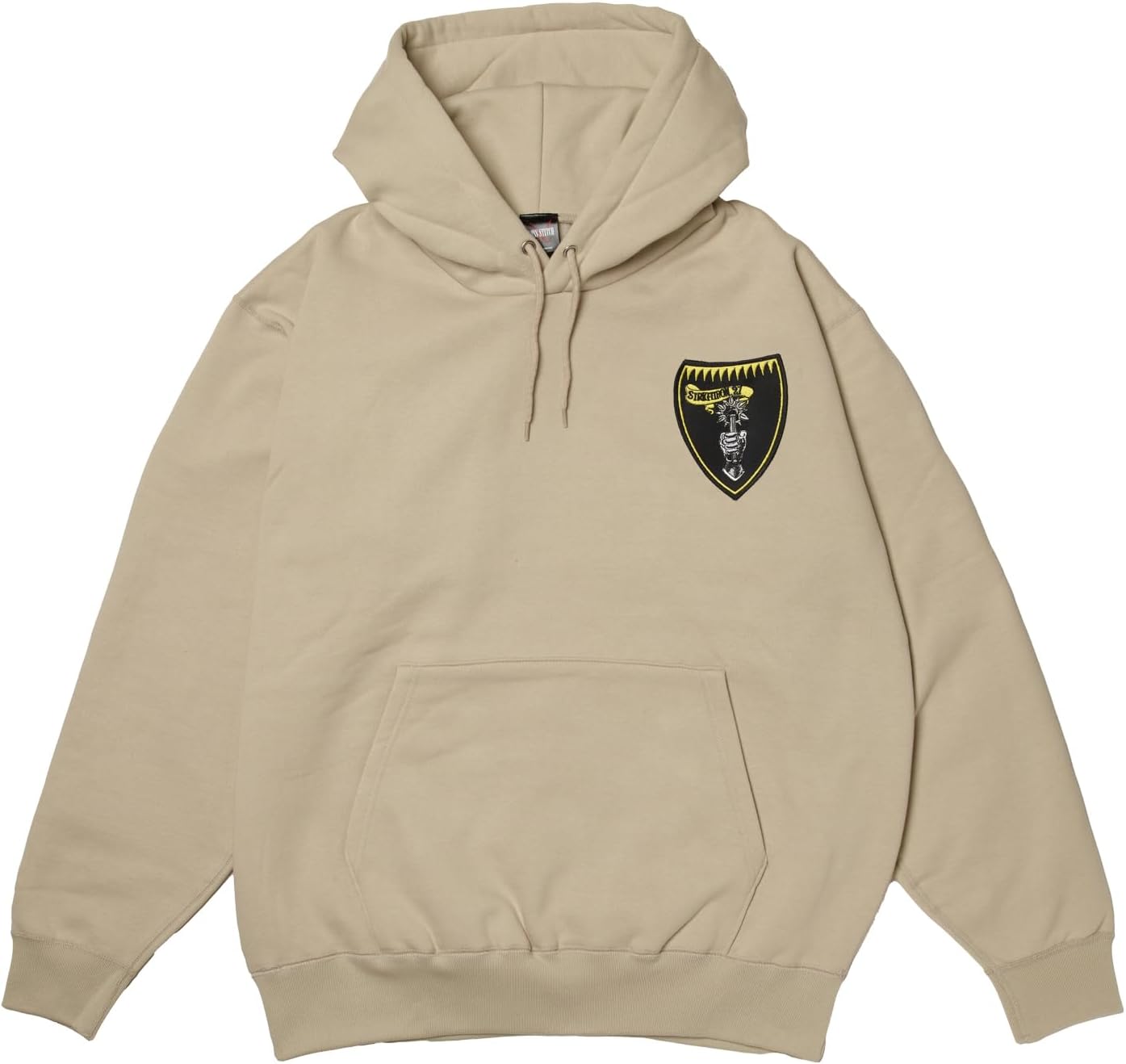 

Толстовка с капюшоном F Style, нашивка с гербом армии США, на флисовой подкладке, без застежки, цвет серый (stone), размер 2XL F-Style