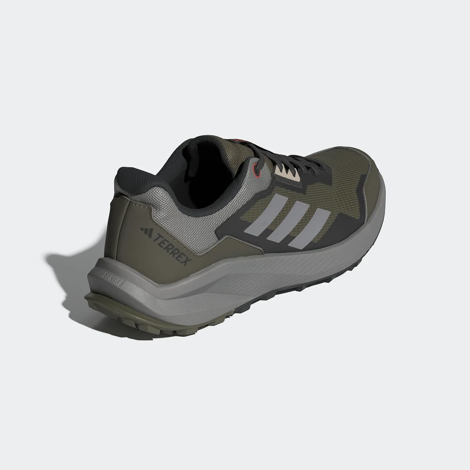Мужские кроссовки Adidas Terrex Trailrider для трейлраннинга, серый оранжевый — фото 2