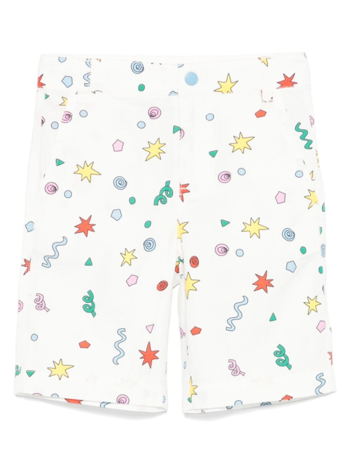 

Шорты с иллюстрированным принтом Stella McCartney Kids, белый