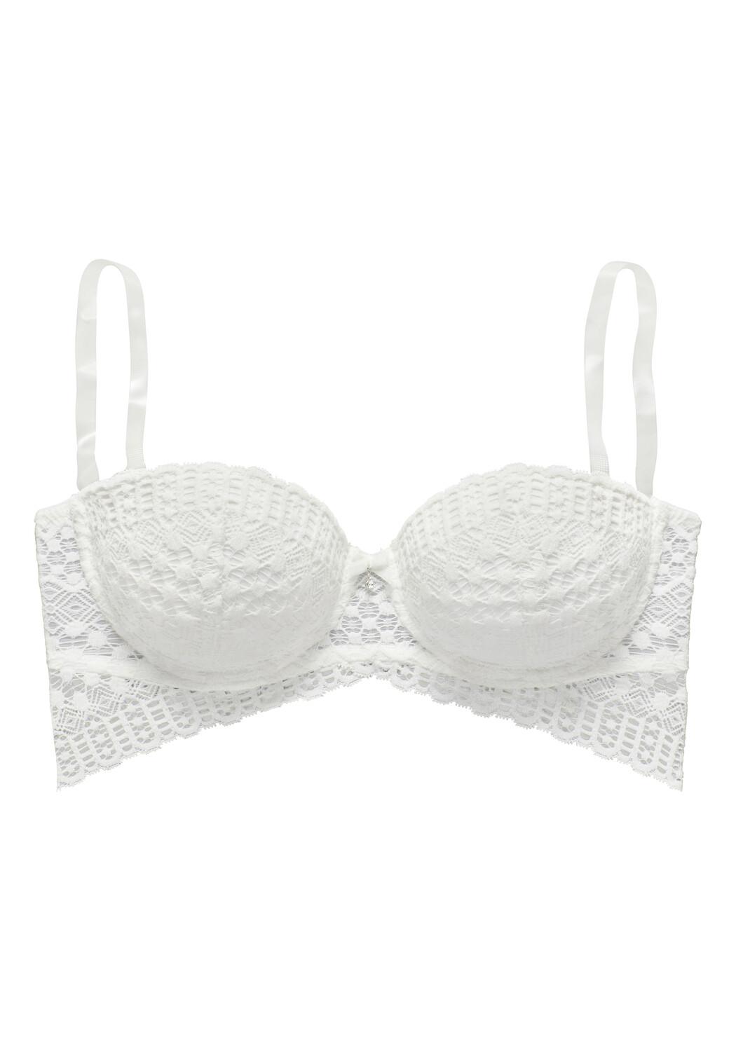 

Бюстгальтер с косточками LASCANA Push up BH, кремовый