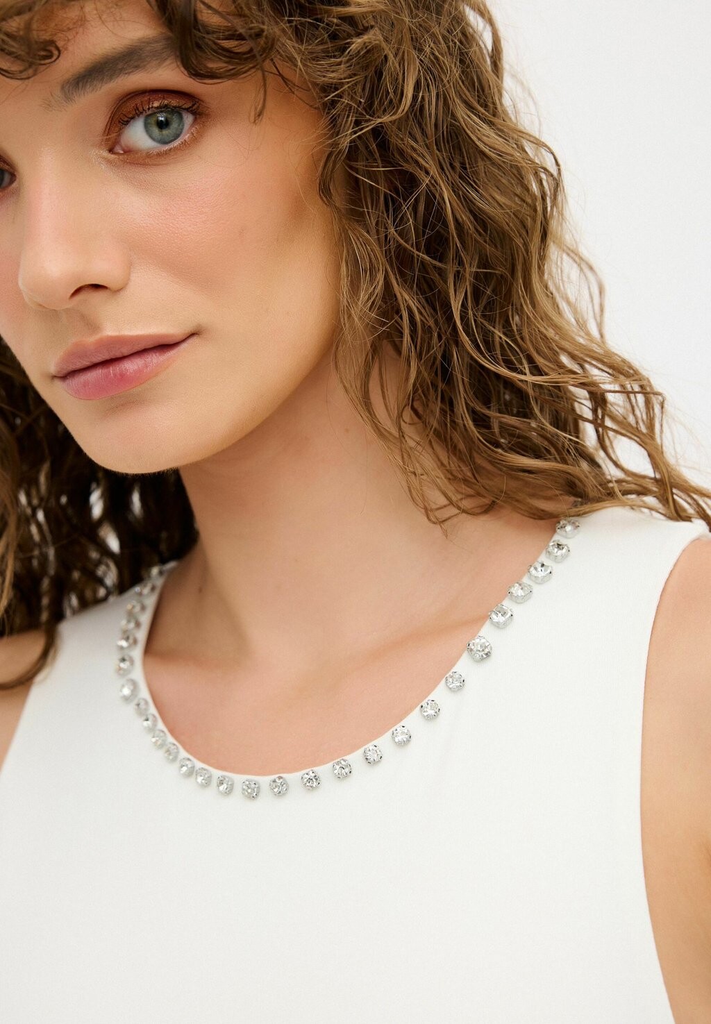 

Топ ROUND NECK adL, бежевый