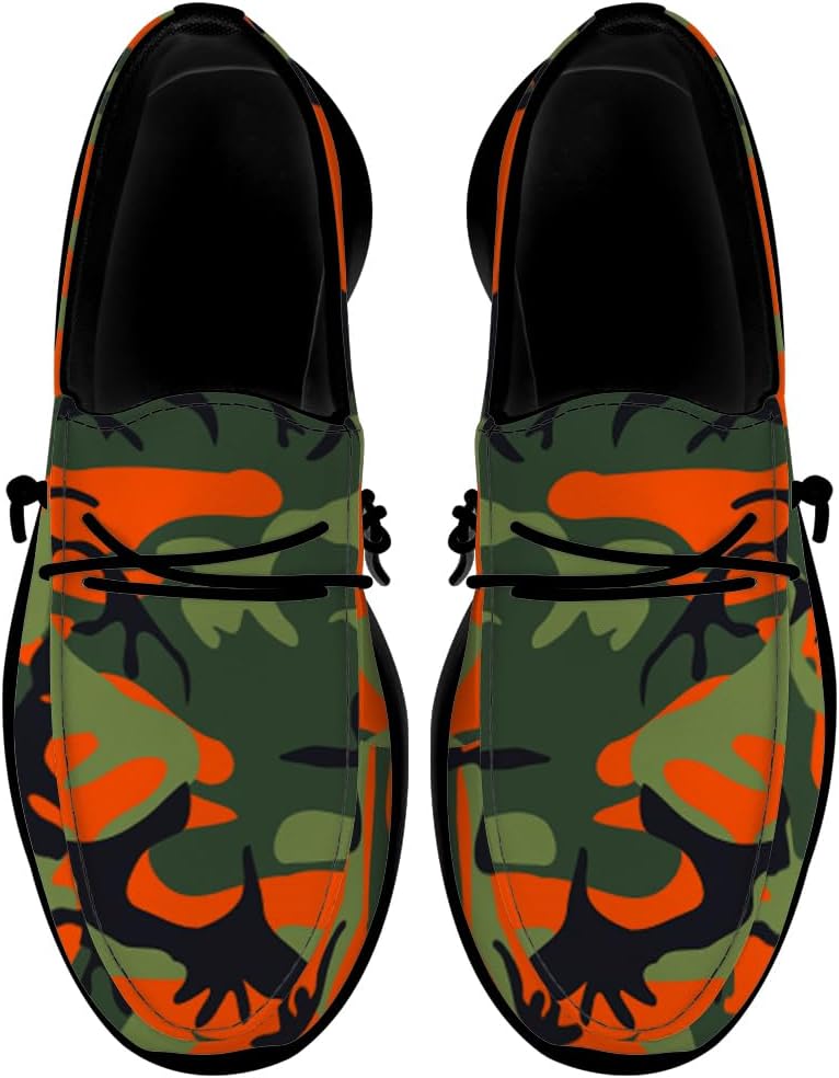 

Камуфляжные туфли Quorax для женщин и мужчин, лоферы с удобной посадкой, камуфляжные подарки для мужчин и женщин, зеленый