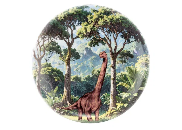 Сервиз Seltmann Weiden Детский набор 3 предмета Compact Dino, кружка, тарелка для завтрака, миска Кружка, тарелка для завтрака, миска, динозавр, мультиколор — фото 2