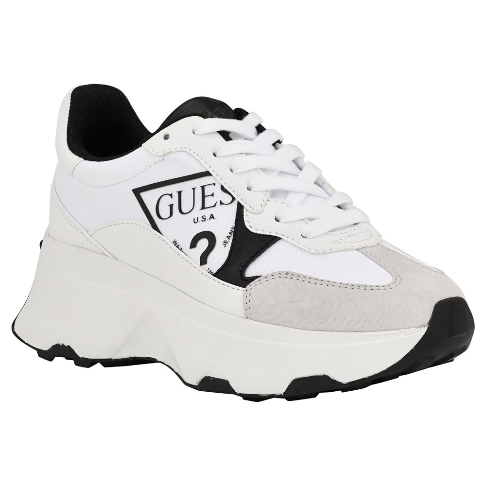 Кроссовки Calebb Guess, white/black nylon