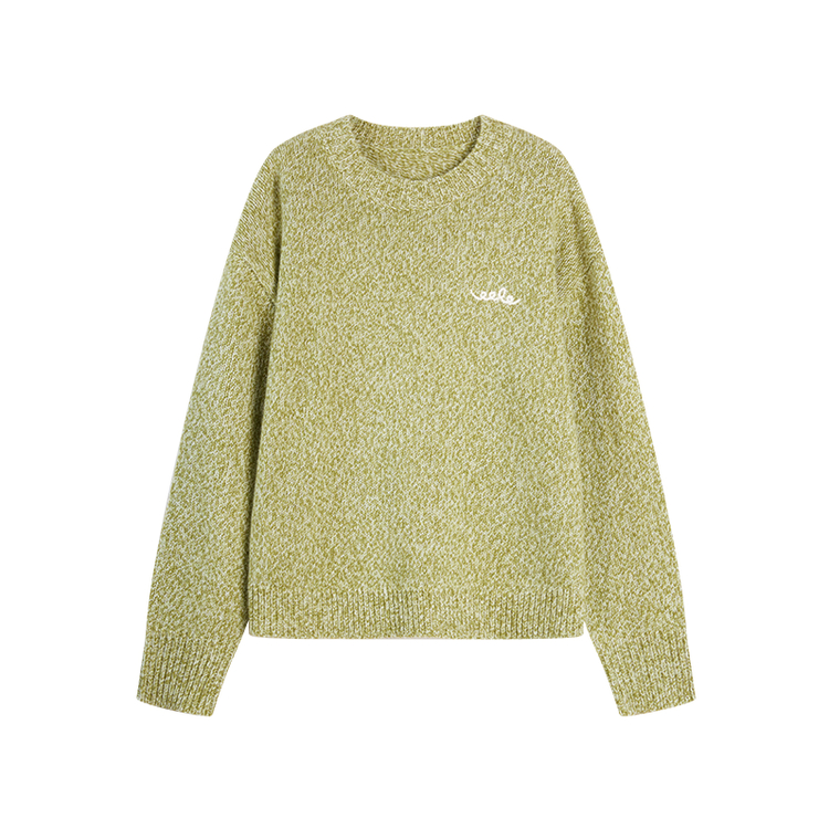 

ELLE Свитер Women's Green Crew Neck Moderate Others