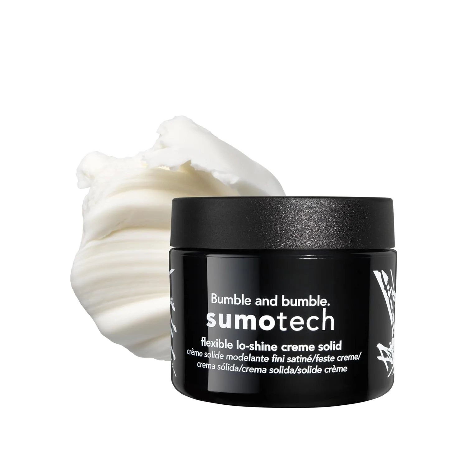 Bumble and bumble. Крем для укладки волос Sumotech Flexible Hold Cream Solid | Мягкая текстура, гибкая фиксация + матовый финиш | Для волнистых и прямых волос, 42 г 42.52 г (1 шт.)